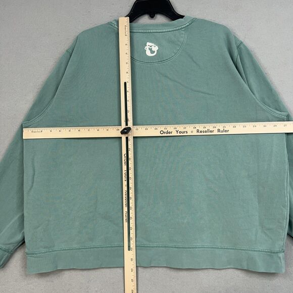 Spartina 449 Sweatshirt Womens 2XL Alpine Green Hiker Asheville Boat Beach Comfy - Picture 10 of 13